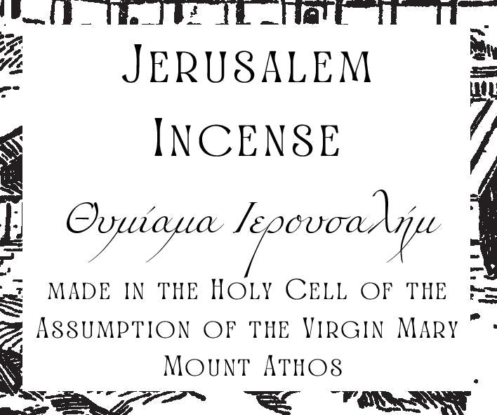Incense made in Mount Athos Greece