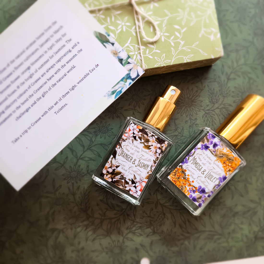 Oranger and Jasmine, Mimosa and Violet Eau de Toilette