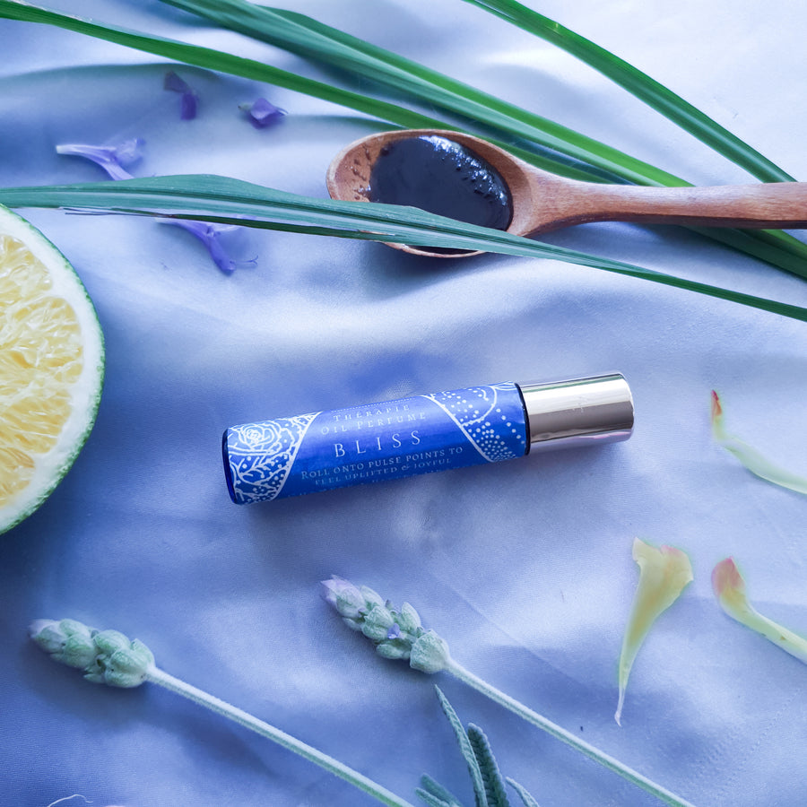 Roll on oil perfume made with essential oils